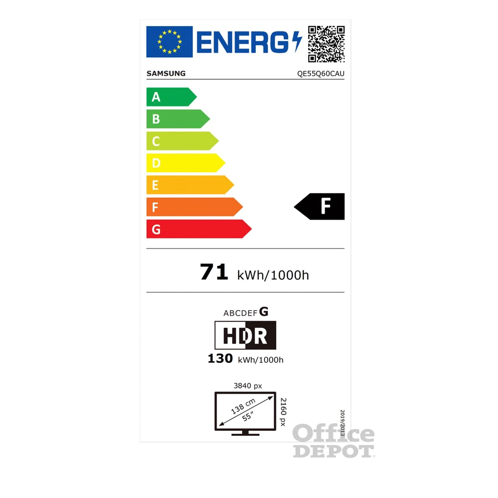 Samsung 55" QE55Q60CAUXXH 4K UHD Smart QLED TV
