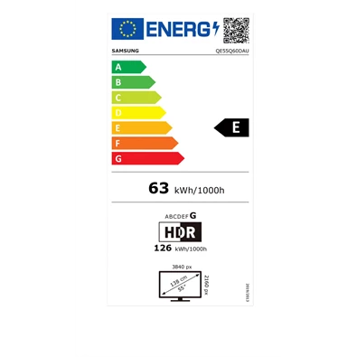 Samsung 55" QE55Q60DAUXXH 4K UHD Smart QLED TV Samsung 55" QE55Q60DAUXXH 4K UHD Smart QLED TV
