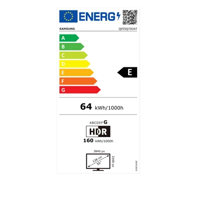 Samsung 55" QE55Q70DATXXH 4K UHD Smart QLED TV