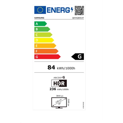 Samsung 55" QE55Q80CATXXH 4K UHD Smart QLED TV