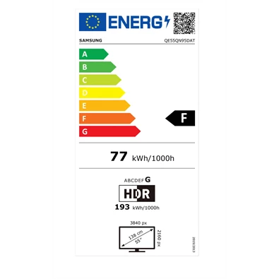 Samsung 55" QE55QN95DATXXH 4K UHD Smart Neo QLED Mini LED TV Samsung 55" QE55QN95DATXXH 4K UHD Smart Neo QLED Mini LED TV