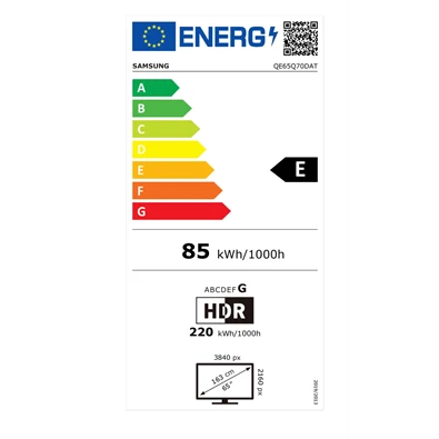 Samsung 65" QE65Q70DATXXH 4K UHD Smart QLED TV