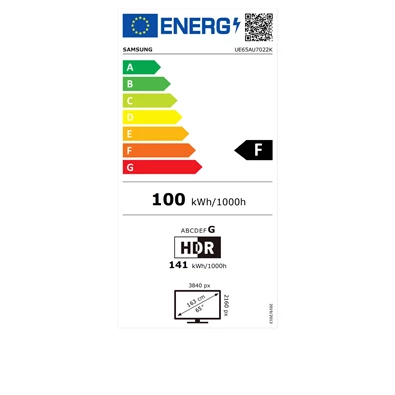 Samsung 65" UE65AU7022KXXH 4K UHD Smart TV