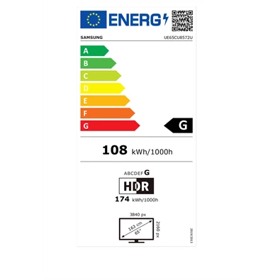 Samsung 65" UE65CU8572UXXH 4K UHD Smart LED TV Samsung 65" UE65CU8572UXXH 4K UHD Smart LED TV