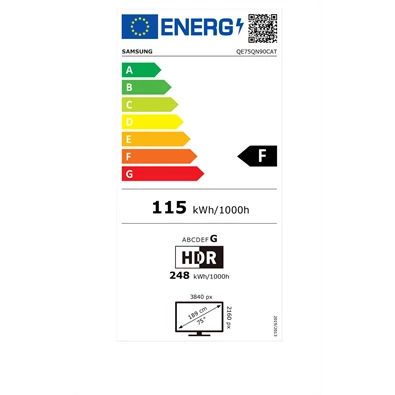 Samsung 75" QE75QN90CATXXH 4K UHD Smart Neo QLED Mini LED TV Samsung 75" QE75QN90CATXXH 4K UHD Smart Neo QLED Mini LED TV