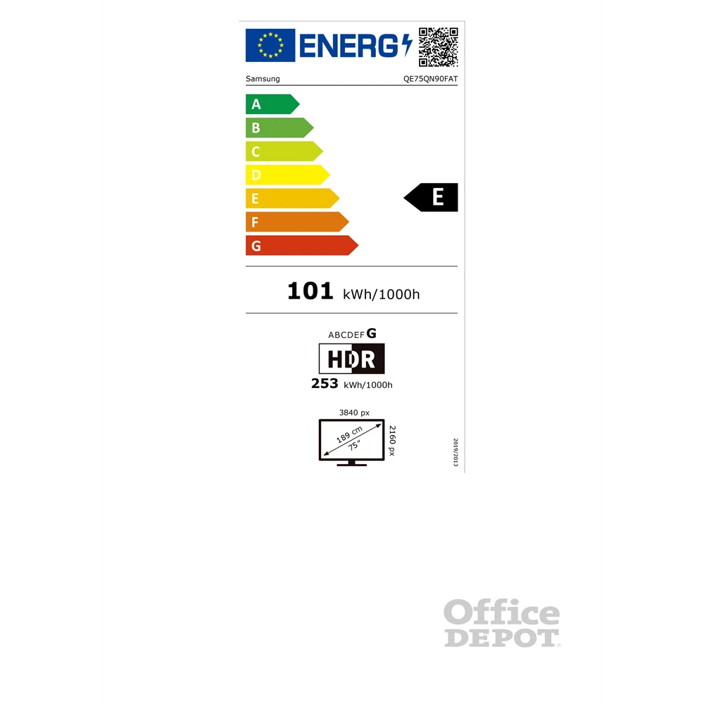 Samsung 75" QE75QN90FATXXH 4K UHD Smart Neo QLED Mini LED TV