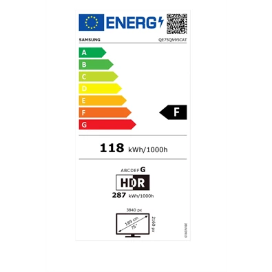 Samsung 75" QE75QN95CATXXH 4K UHD Smart Neo QLED Mini LED TV Samsung 75" QE75QN95CATXXH 4K UHD Smart Neo QLED Mini LED TV
