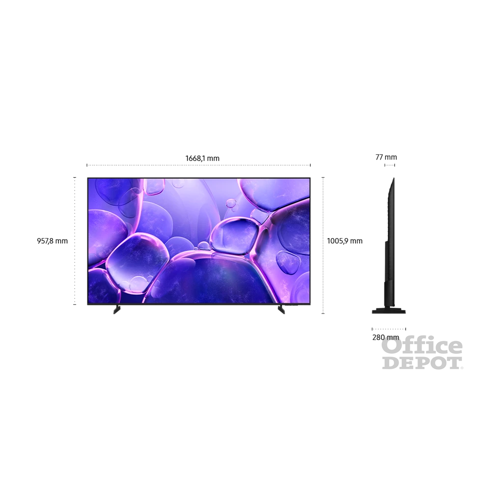 Samsung 75" UE75U8072FUXXH 4K UHD Smart LED TV