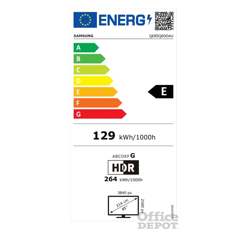 Samsung 85" QE85Q60DAUXXH 4K UHD Smart QLED TV (Újracsomagolt)