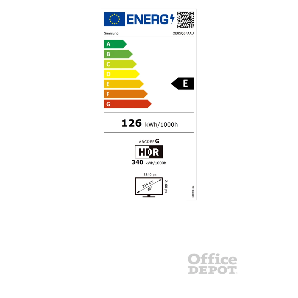 Samsung 85" QE85Q8FAAUXXH 4K UHD Smart QLED TV