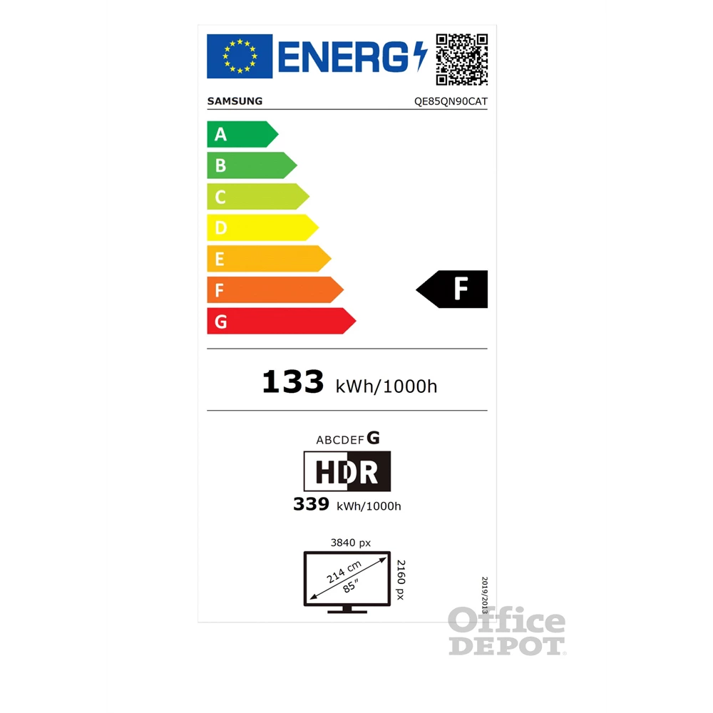 Samsung 85" QE85QN90CATXXH 4K UHD Smart Neo QLED Mini LED TV