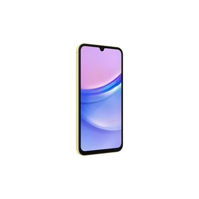 Samsung Galaxy A15 4/128GB DualSIM (A155F) kártyafüggetlen okostelefon - sárga (Android)
