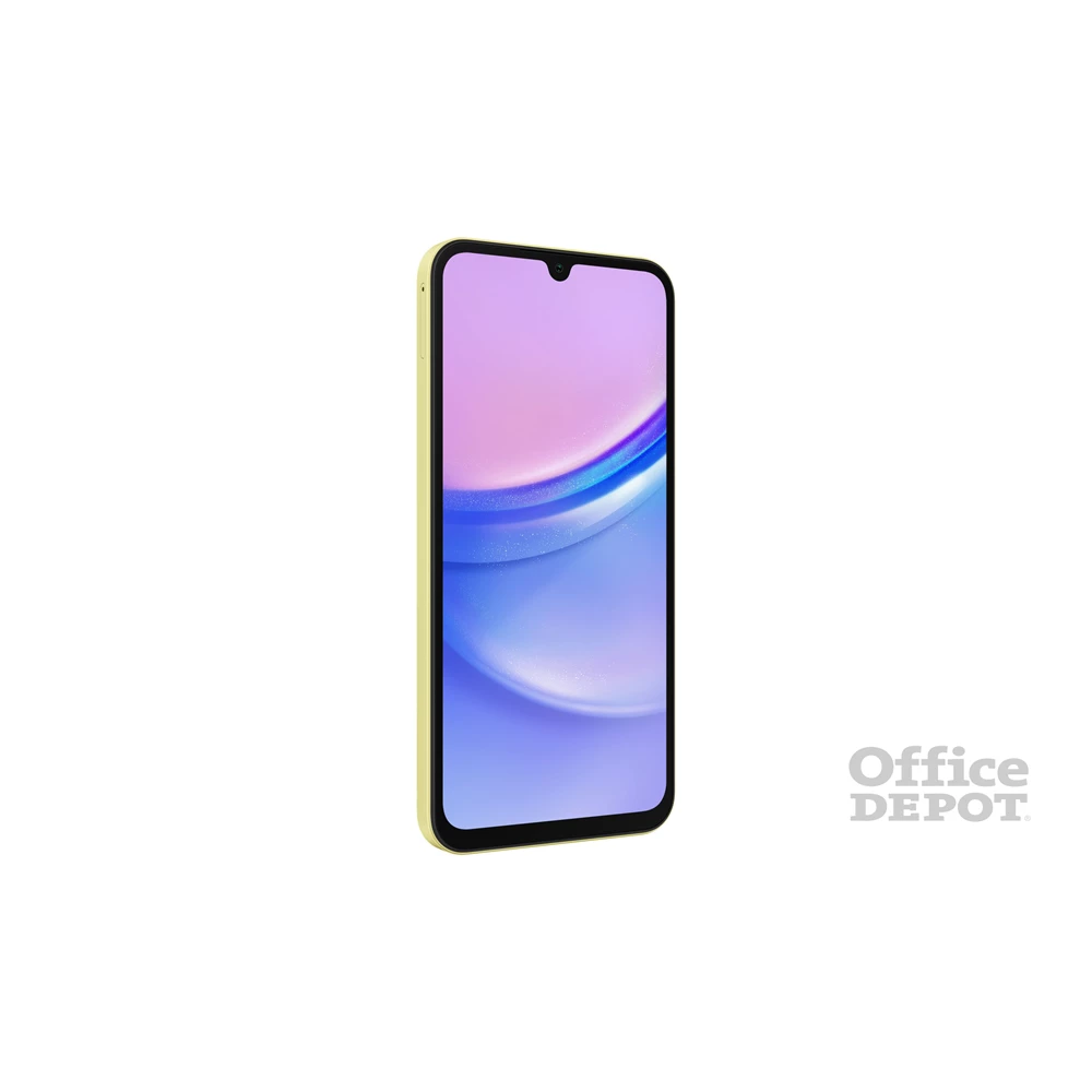 Samsung Galaxy A15 4/128GB DualSIM (A155F) kártyafüggetlen okostelefon - sárga (Android)