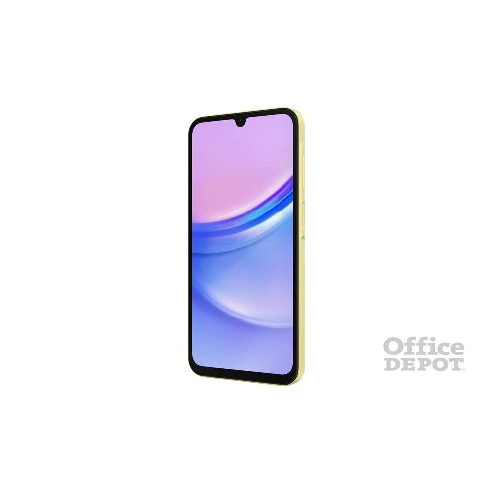 Samsung Galaxy A15 4/128GB DualSIM (A155F) kártyafüggetlen okostelefon - sárga (Android)