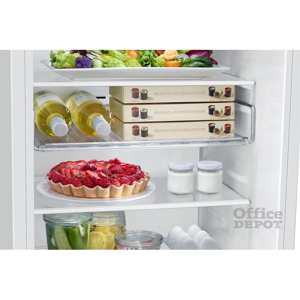 Samsung BRB26615FWW/EF alulfagyasztós, beépíthető, Hűtő:193L, Fagyasztó:74L, No frost hűtőszekrény