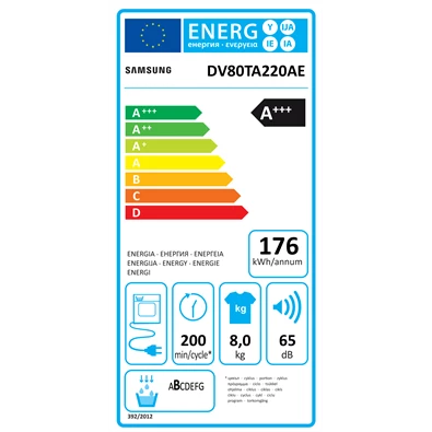 Samsung DV80TA220AE/LE hőszivattyús szárítógép Samsung DV80TA220AE/LE hőszivattyús szárítógép