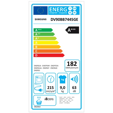 Samsung DV90BB7445GES6 9 kg hőszivattyús szárítógép Samsung DV90BB7445GES6 9 kg hőszivattyús szárítógép