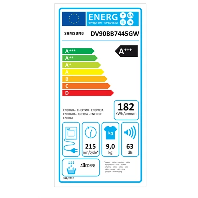 Samsung DV90BB7445GWS6 hőszivattyús szárítógép Samsung DV90BB7445GWS6 hőszivattyús szárítógép