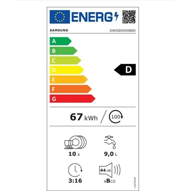 Samsung DW50DG450B00LE beépíthető mosogatógép Samsung DW50DG450B00LE beépíthető mosogatógép
