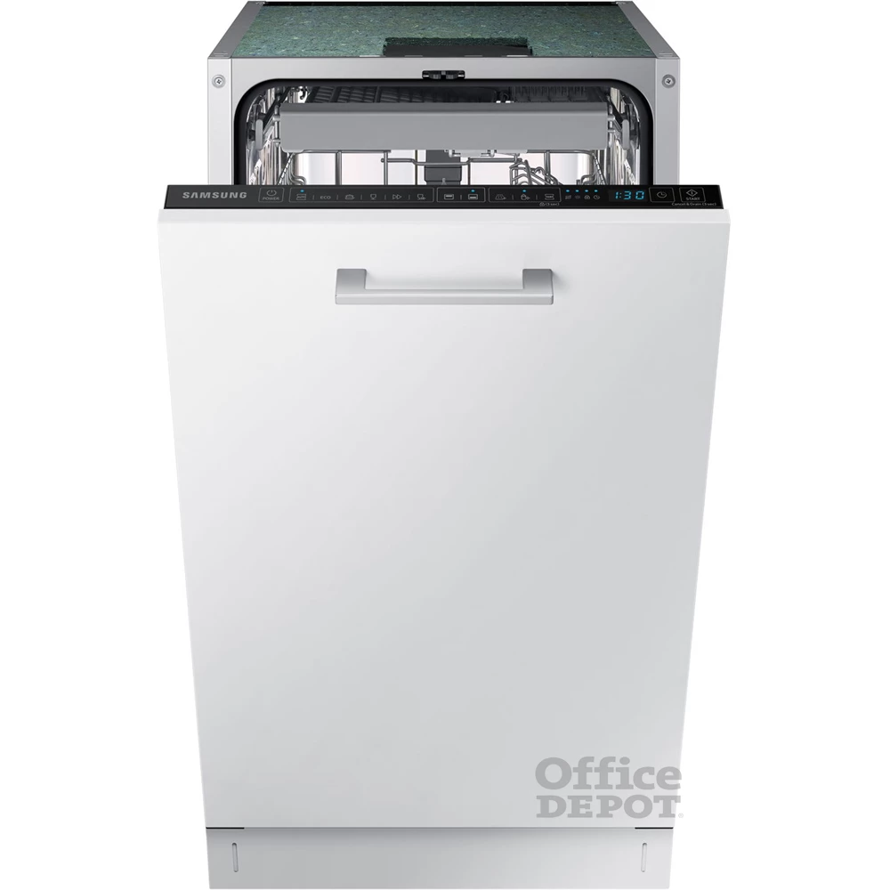Samsung DW50DG450B00LE programok száma: 6, keskeny beépíthető, 10 terítékes mosogatógép 