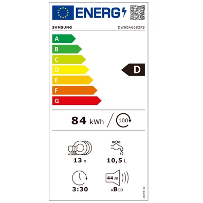 Samsung DW60A6082FS/EO 13 terítékes mosogatógép Samsung DW60A6082FS/EO 13 terítékes mosogatógép