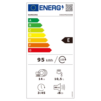 Samsung DW60M6050BB/EO beépíthető 14 terítékes mosogatógép Samsung DW60M6050BB/EO beépíthető 14 terítékes mosogatógép