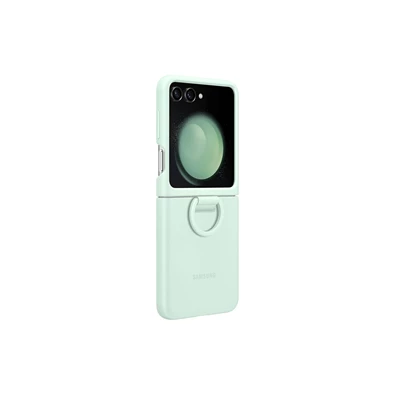 Samsung EF-PF731TMEGWW Galaxy Z Flip 5 gyűrűs menta szilikon tok Samsung EF-PF731TMEGWW Galaxy Z Flip 5 gyűrűs menta szilikon tok