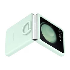 Samsung EF-PF731TMEGWW Galaxy Z Flip 5 gyűrűs menta szilikon tok Samsung EF-PF731TMEGWW Galaxy Z Flip 5 gyűrűs menta szilikon tok