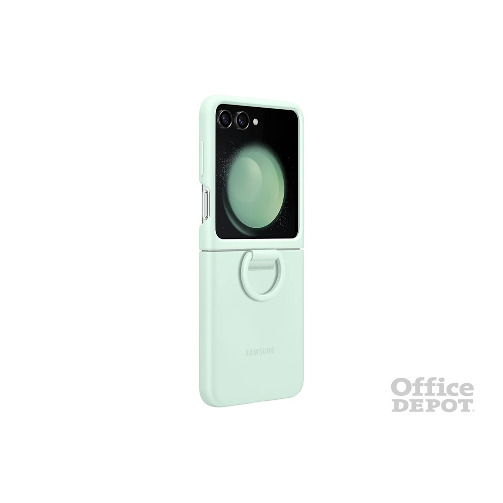 Samsung EF-PF731TMEGWW Galaxy Z Flip 5 gyűrűs menta szilikon tok