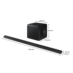 Samsung HW-S800D/EN 3.1.2 csatornás fekete hangprojektor vezeték nélküli mélynyomóval Samsung HW-S800D/EN 3.1.2 csatornás fekete hangprojektor vezeték nélküli mélynyomóval