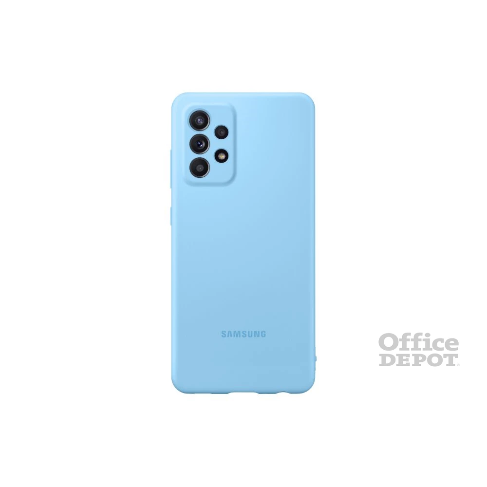 Samsung OSAM-EF-PA725TLEG Galaxy A72 kék szilikon védőtok