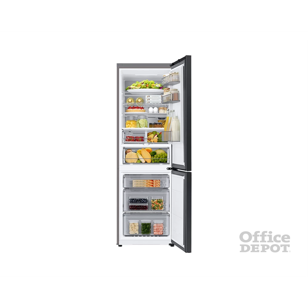 Samsung RB34A7B5DCE/EF krém, alulfagyasztós, Hűtő:230L, Fagyasztó:114L, No frost hűtőszekrény