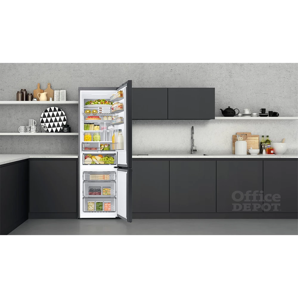 Samsung RB34A7B5DCE/EF krém, alulfagyasztós, Hűtő:230L, Fagyasztó:114L, No frost hűtőszekrény