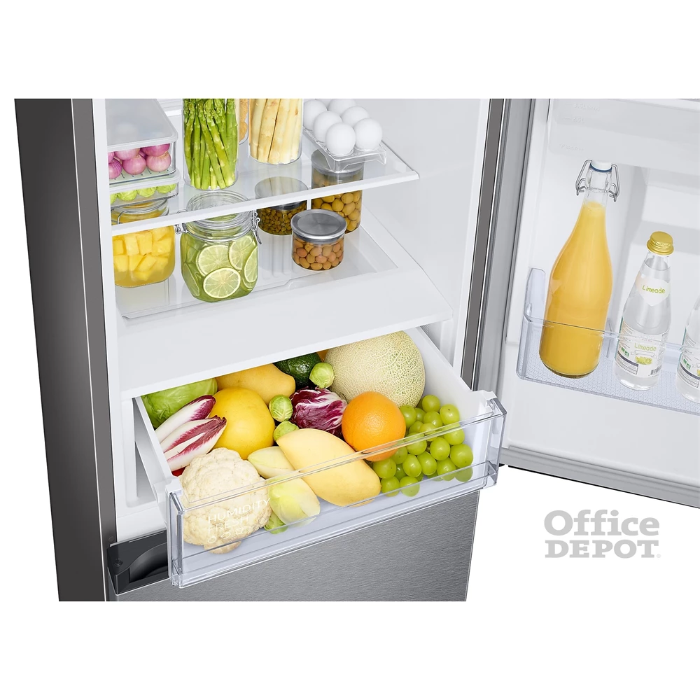 Samsung RB34C632DSA/EF inox, alulfagyasztós, Hűtő:227L, Fagyasztó:114L, hűtőszekrény