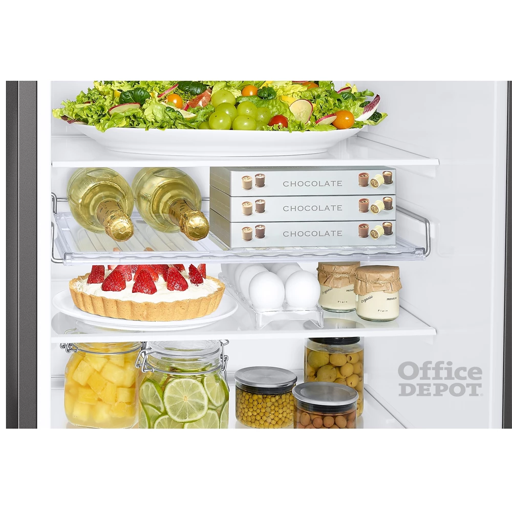 Samsung RB34C632DSA/EF inox, alulfagyasztós, Hűtő:227L, Fagyasztó:114L, hűtőszekrény