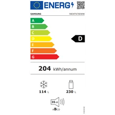 Samsung RB34T670DWW/EF alulfagyasztós hűtőszekrény Samsung RB34T670DWW/EF alulfagyasztós hűtőszekrény