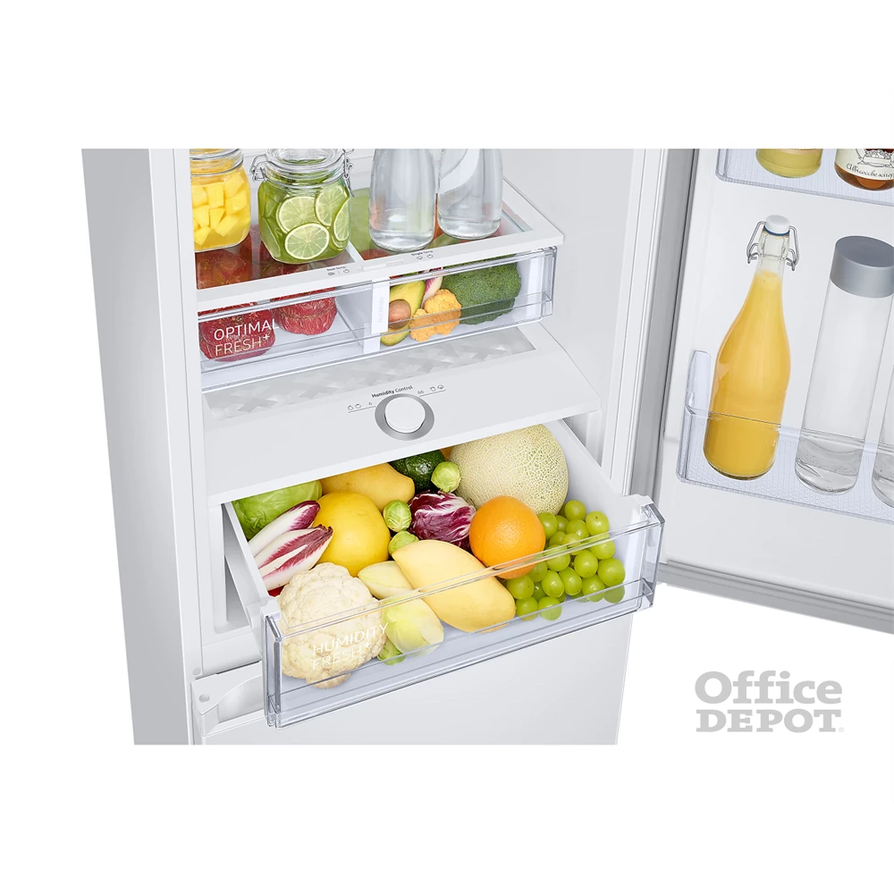 Samsung RB34T675DWW/EF fehér, alulfagyasztós, Hűtő:230L, Fagyasztó:114L, No frost hűtőszekrény