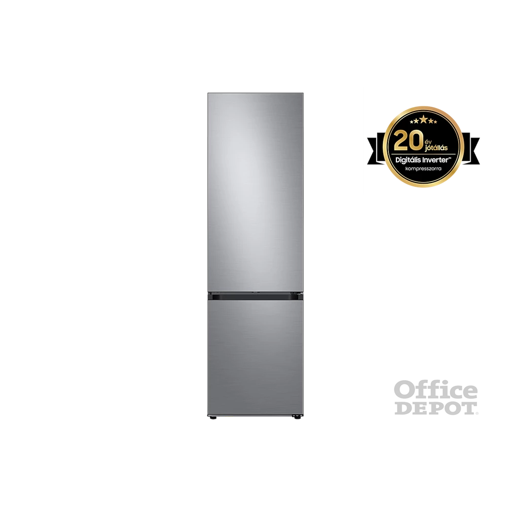 Samsung RB38A7B6AS9/EF inox, alulfagyasztós, Hűtő:273L, Fagyasztó:114L, Twin Cooling Plus hűtőszekrény