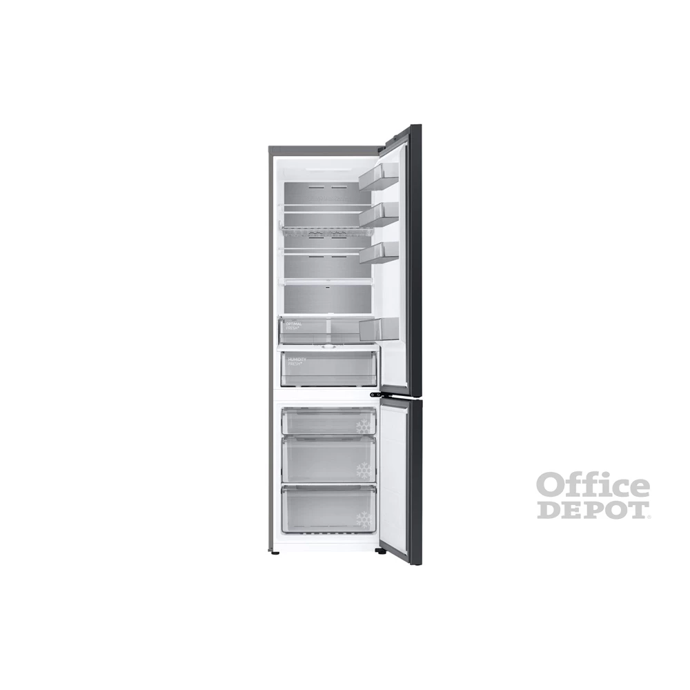 Samsung RB38C7B6CS9/EF inox, alulfagyasztós, Hűtő:276L, Fagyasztó:114L, hűtőszekrény (Használt - B)