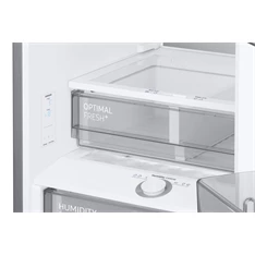 Samsung RB38C7B6CS9/EF inox, alulfagyasztós, Hűtő:276L, Fagyasztó:114L, hűtőszekrény (Használt - B)