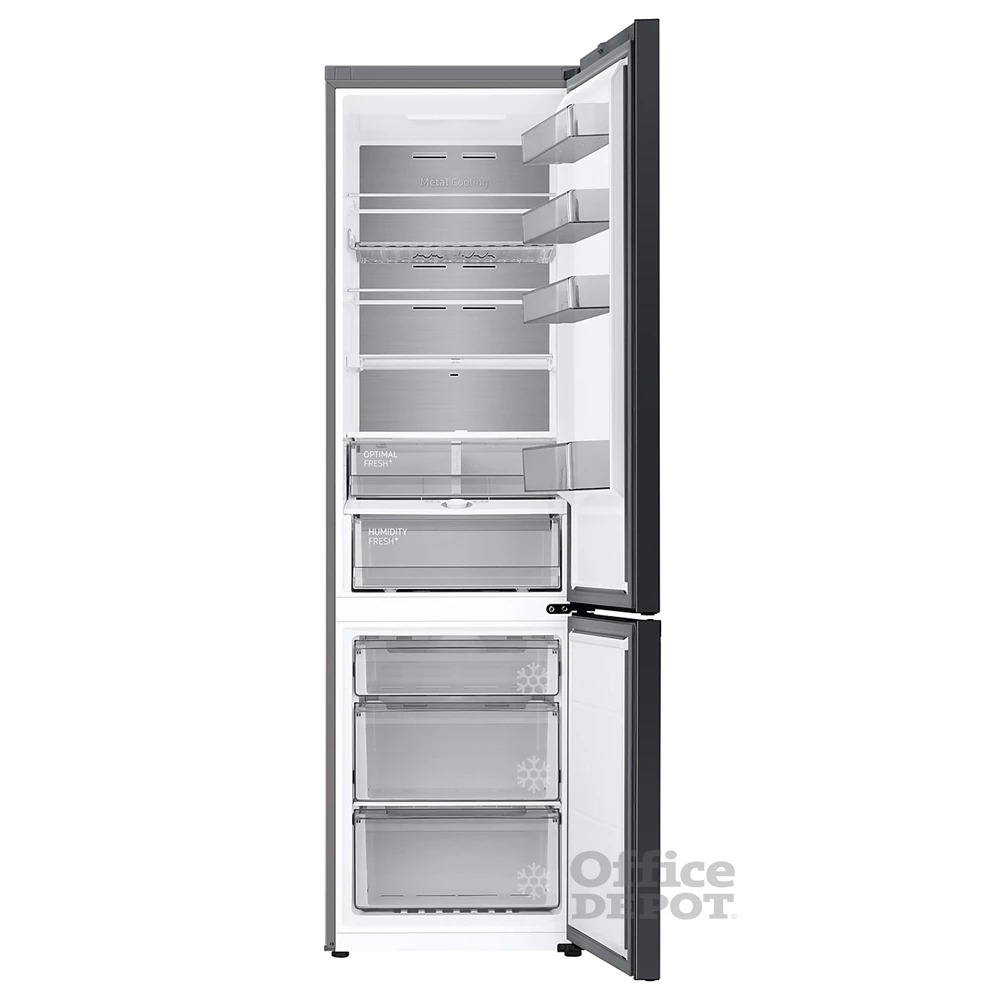Samsung RB38C7B6D12/EF fehér, alulfagyasztós, Hűtő:276L, Fagyasztó:114L, hűtőszekrény