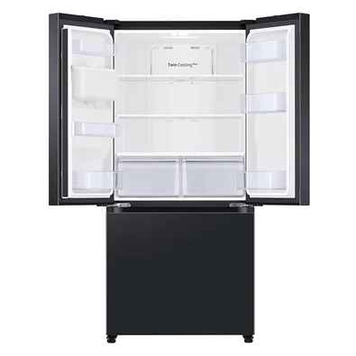 Samsung RF50C530EB1/EO fekete, Side-by-Side, Hűtő:330L, Fagyasztó:165L, Twin Cooling Plus hűtőszekrény