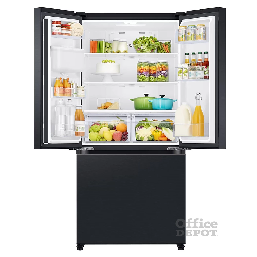 Samsung RF50C530EB1/EO fekete, Side-by-Side, Hűtő:330L, Fagyasztó:165L, Twin Cooling Plus hűtőszekrény