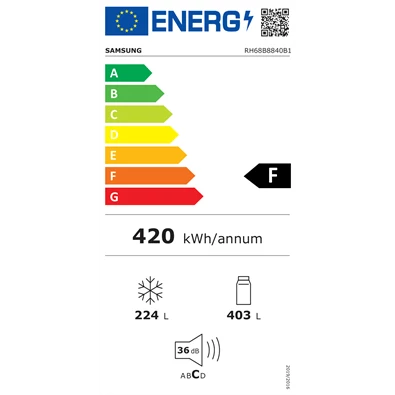 Samsung RH68B8840B1/EF side-by-side hűtőszekrény Samsung RH68B8840B1/EF side-by-side hűtőszekrény