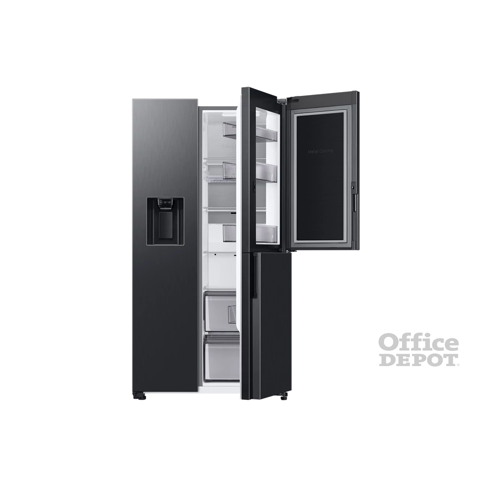Samsung RH68B8840B1/EF fekete, Side-by-Side, Hűtő:403L, Fagyasztó:224L, Twin Cooling Plus hűtőszekrény
