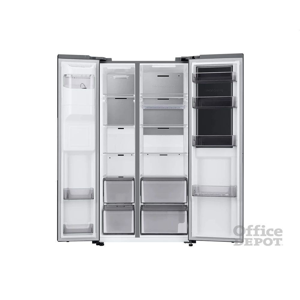 Samsung RH68B8840B1/EF fekete, Side-by-Side, Hűtő:403L, Fagyasztó:224L, Twin Cooling Plus hűtőszekrény
