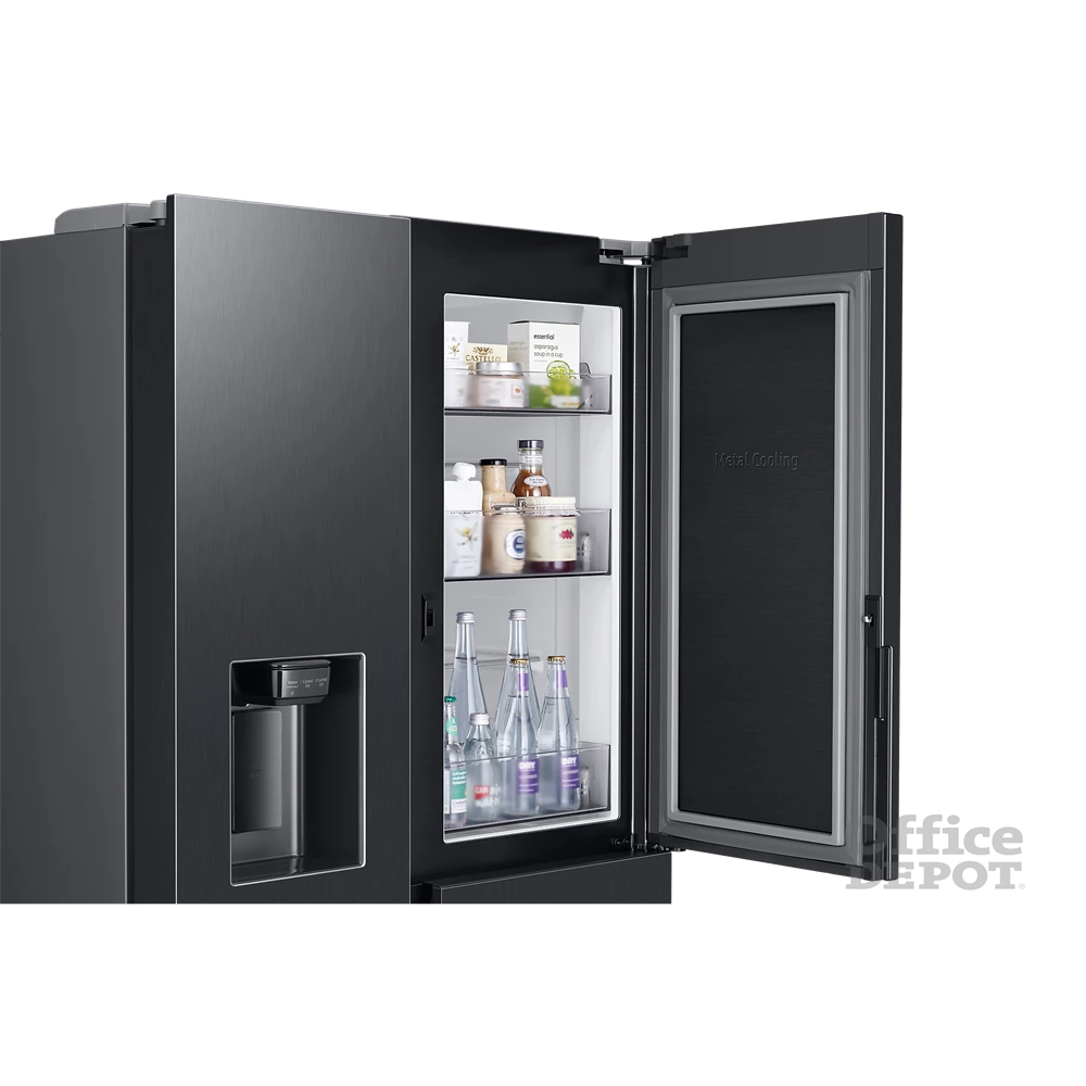 Samsung RH68B8840B1/EF fekete, Side-by-Side, Hűtő:403L, Fagyasztó:224L, Twin Cooling Plus hűtőszekrény