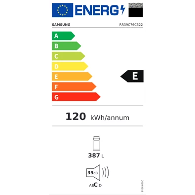 Samsung RR39C76C322/EF fekete egyajtós hűtőszekrény Samsung RR39C76C322/EF fekete egyajtós hűtőszekrény