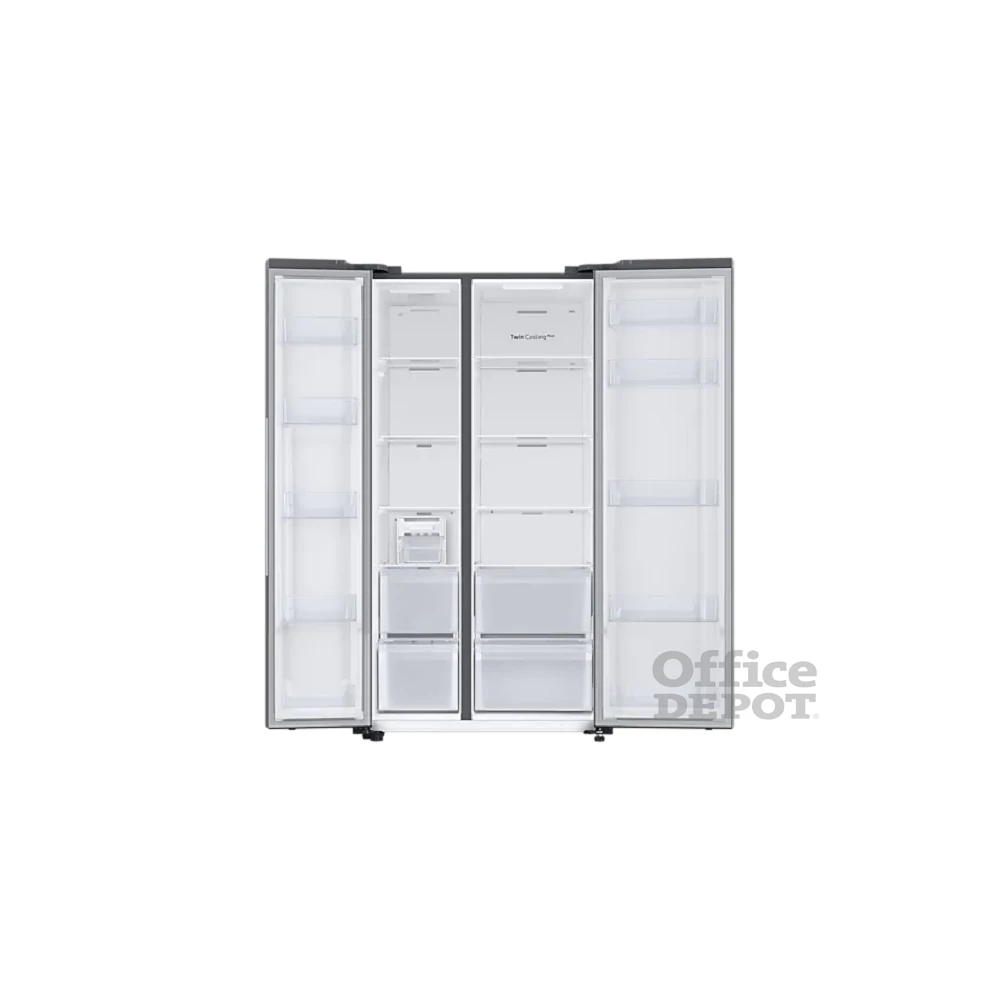 Samsung RS66A8100S9/EF ezüst, Side-by-Side, Hűtő:409L, Fagyasztó:243L, Twin Cooling Plus hűtőszekrény