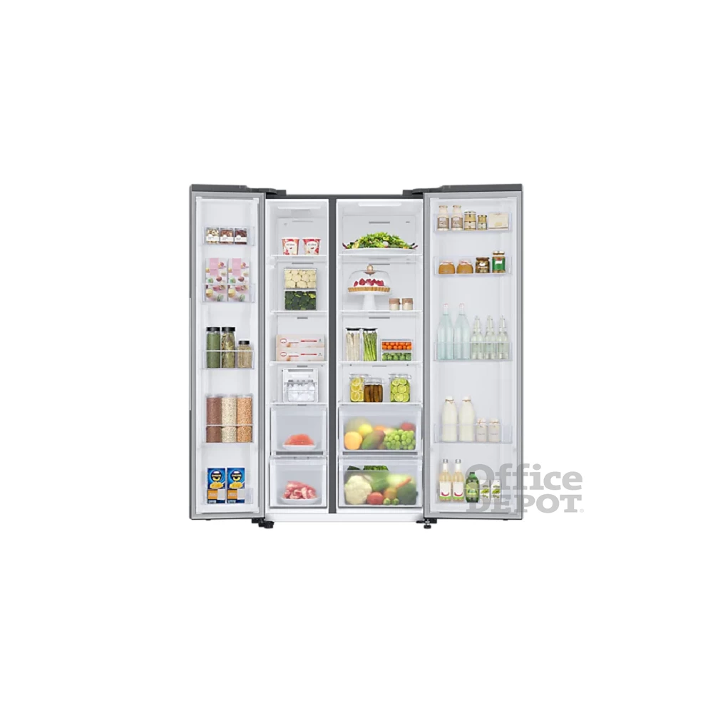 Samsung RS66A8100S9/EF ezüst, Side-by-Side, Hűtő:409L, Fagyasztó:243L, Twin Cooling Plus hűtőszekrény